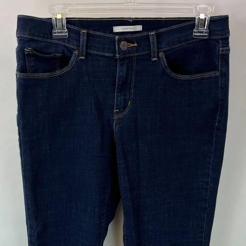 Levi Strauss Levi's Classic Boot Distressed Blue Jeans Women's Size 29 - Picture 6 of 7